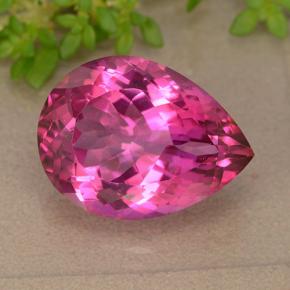 10.7ct Pear Facet Purplish Pink Mystic Topaz Gem for sale 10.7ct Pear Facet Purplish Pink Mystic Topaz Gem (ID: 492933)