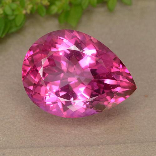 10.1ct Pear Facet Purplish Pink Mystic Topaz Gem for sale 10.1ct Pear Facet Purplish Pink Mystic Topaz Gem (ID: 492935)
