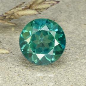 2.4ct Round Facet Blue-Green Mystic Topaz Gem for sale 2.4ct Round Facet Blue-Green Mystic Topaz Gem (ID: 493148)