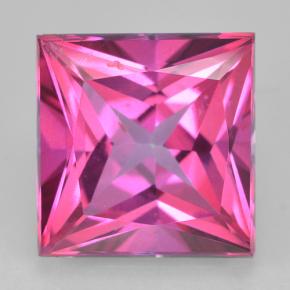 5.7ct Princess-Cut Purplish Pink Mystic Topaz Gem for sale 5.7ct Princess-Cut Purplish Pink Mystic Topaz Gem (ID: 500370)