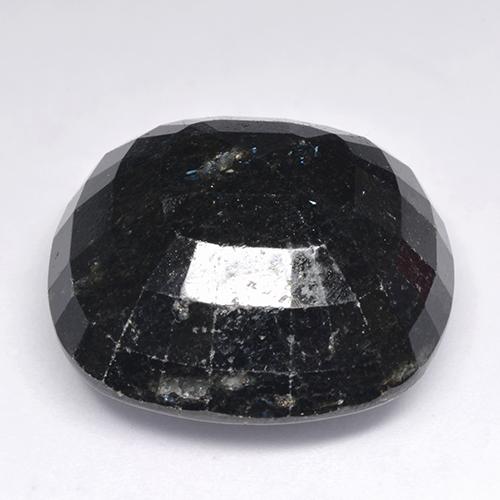 Nuummite Gemstone in 25.7 x 25.4 mm Size for Sale, Nuummite Stone in Black with Blue Sparkle Color