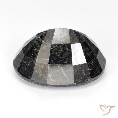 Nuummite Gemstone in 20 x 15 mm (calibrated) Size for Sale, Nuummite Stone in Black with Blue Sparkle Color