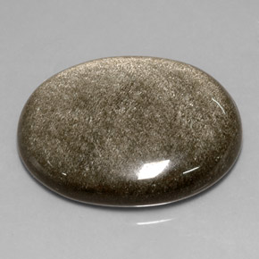 25.82 ct Yellow Obsidian Gemstone, Obsidian Gem in Oval Cabochon Shape for Sale.