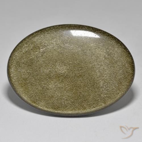 37.6 ct Oval Obsidian, 38.9 x 28.1 mm From Mexico, Photo A