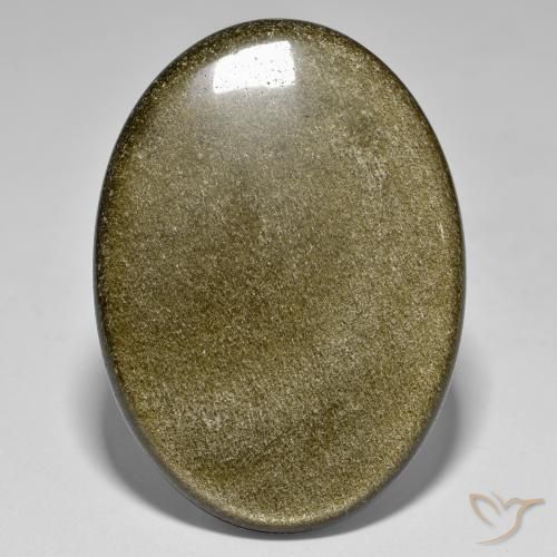 37.60 ct Multicolor Obsidian Stone, Natural Obsidian in Oval Cabochon Shape for Sale