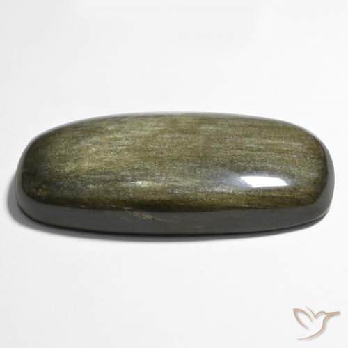 Obsidian Gemstone in 41.1 x 21.1 mm Size for Sale, Obsidian Stone in Multicolor Color