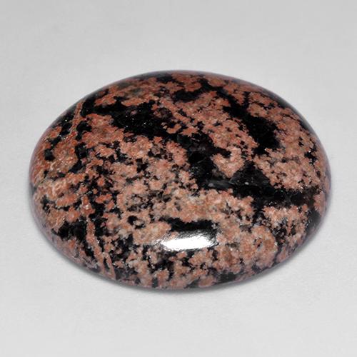 Obsidian Gemstone in 26.5 mm Size for Sale, Obsidian Stone in Multicolor Color