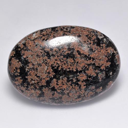 26.35 ct Multicolor Obsidian Stone, Natural Obsidian in Oval Cabochon Shape for Sale