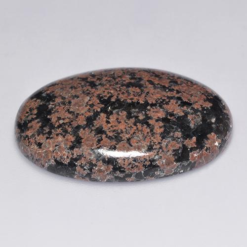 Obsidian Gemstone in 30.1 x 21.5 mm Size for Sale, Obsidian Stone in Multicolor Color