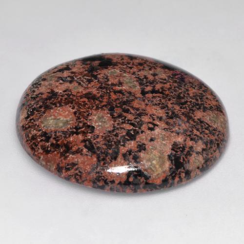 Obsidian Gemstone in 26.5 mm Size for Sale, Obsidian Stone in Multicolor Color