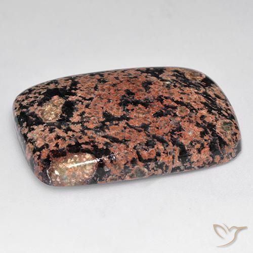 Obsidian Gemstone in 31.5 x 22.1 mm Size for Sale, Obsidian Stone in Multicolor Color