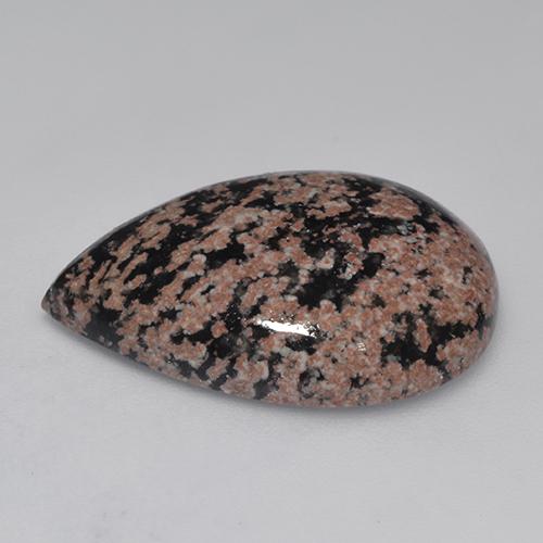 Obsidian Gemstone in 24.6 x 18.4 mm Size for Sale, Obsidian Stone in Multicolor Color