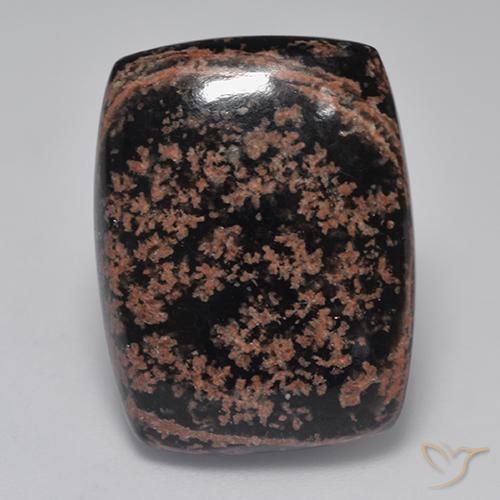 19.55ct Natural Multicolor Obsidian, Cushion, Opaque