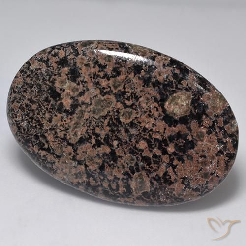 34.17 ct Multicolor Obsidian Stone, Natural Obsidian in Oval Cabochon Shape for Sale