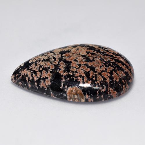 Obsidian Gemstone in 27.3 x 20.1 mm Size for Sale, Obsidian Stone in Multicolor Color