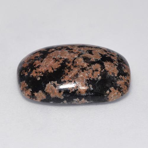 Obsidian Gemstone in 15.8 x 12.3 mm Size for Sale, Obsidian Stone in Multicolor Color