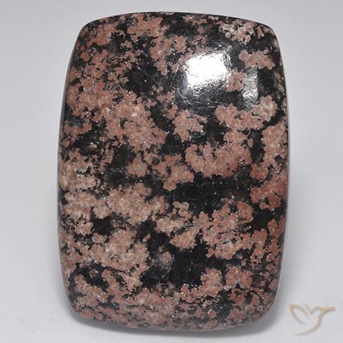 27.42 ct Multicolor Obsidian Stone, Natural Obsidian in Cushion Cabochon Shape for Sale