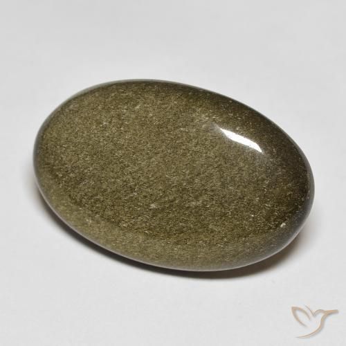 14.40 ct Multicolor Obsidian Stone, Natural Obsidian in Oval Cabochon Shape for Sale