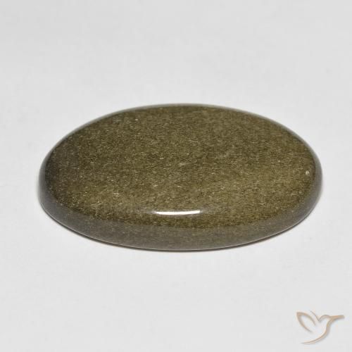 Obsidian Gemstone in 24.4 x 15.5 mm Size for Sale, Obsidian Stone in Multicolor Color