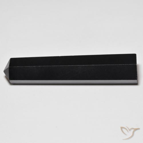 Obsidian Gemstone in 42.9 x 10 mm Size for Sale, Obsidian Stone in Black with Gold Sheen Color