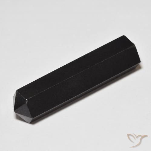 32.92 ct Pencil Cut Obsidian, 37.8 x 10.2 mm From the United States, Photo A