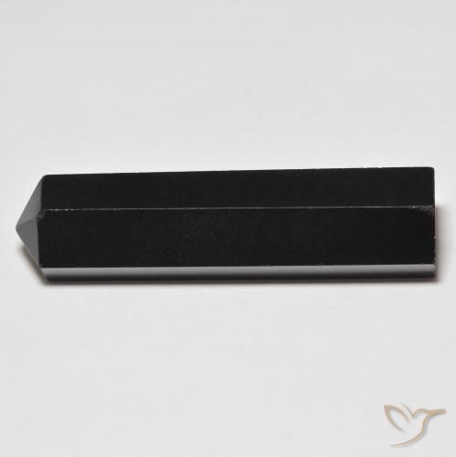 Obsidian Gemstone in 37.8 x 10.2 mm Size for Sale, Obsidian Stone in Black with Gold Sheen Color