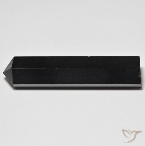 Obsidian Gemstone in 43.3 x 10.6 mm Size for Sale, Obsidian Stone in Black with Gold Sheen Color