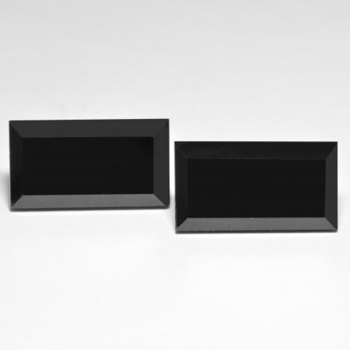 Black Onyx Gem - 12ct Octagon Step Cut (ID: 601984)