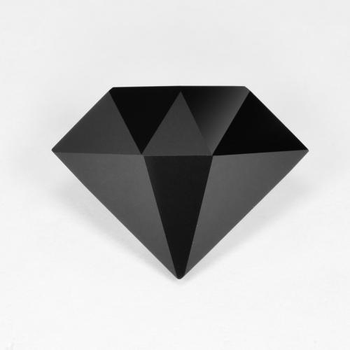 Black Onyx Gem - 2.8ct Shield Faceted (ID: 602021)