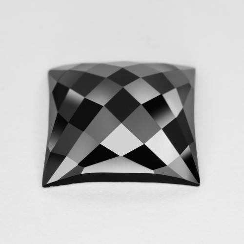 Onyx Gemstone in 11.7 x 11.6 mm Size for Sale, Onyx Stone in Black Color