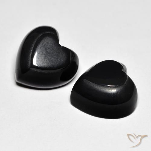8.41 ct Heart Onyx, 10.1 x 10 mm From Sri Lanka, Photo A