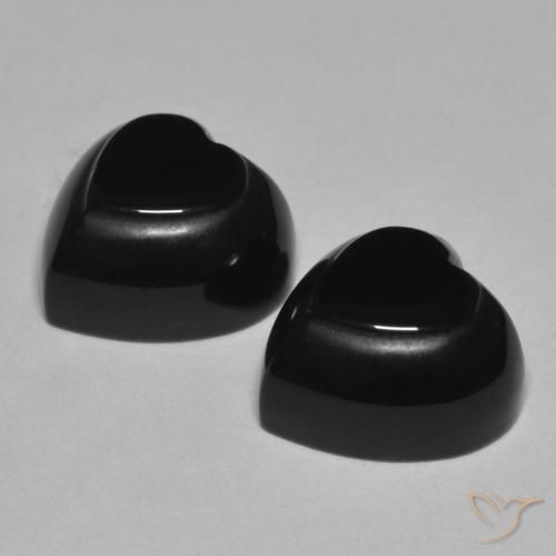 Onyx Gemstones in 10 x 10 mm (calibrated) Size for Sale, Onyx Stones in Black Color
