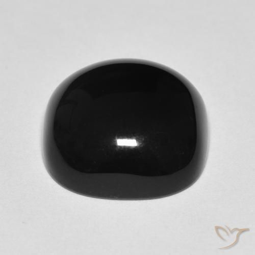 Onyx Gemstone in 11 x 11 mm (calibrated) Size for Sale, Onyx Stone in Black Color