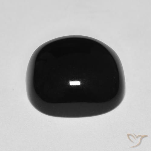 Onyx Gemstone in 11 x 11 mm (calibrated) Size for Sale, Onyx Stone in Black Color