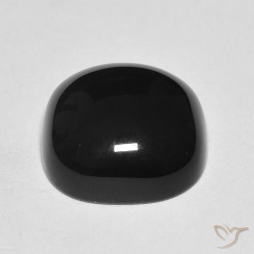 Onyx Gemstone in 11 x 11 mm (calibrated) Size for Sale, Onyx Stone in Black Color