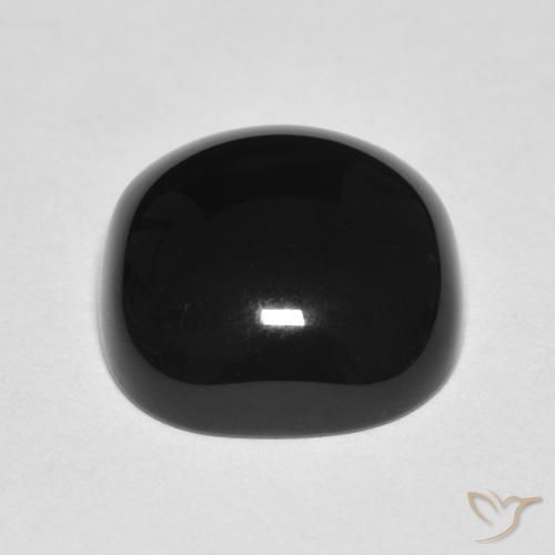 Onyx Gemstone in 11 x 11 mm (calibrated) Size for Sale, Onyx Stone in Black Color