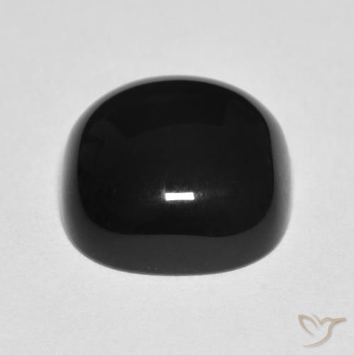 Onyx Gemstone in 11 x 11 mm (calibrated) Size for Sale, Onyx Stone in Black Color