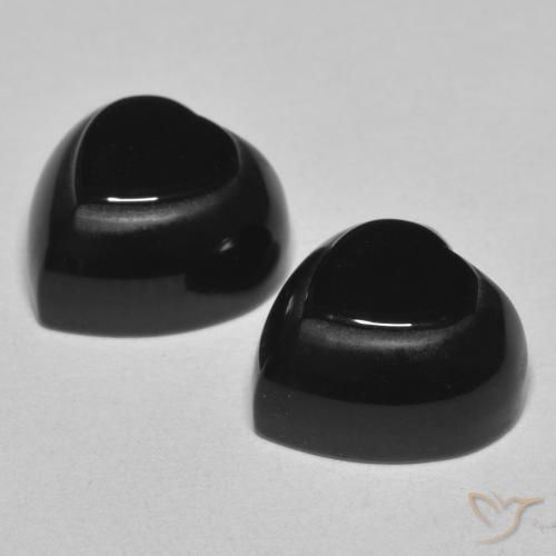 Onyx Gemstones in 10 x 10 mm (calibrated) Size for Sale, Onyx Stones in Black Color