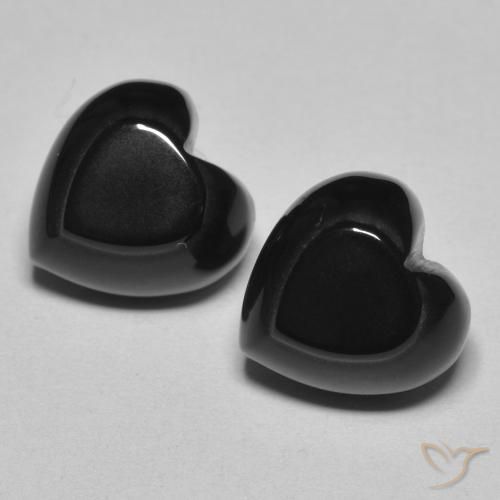 8.63 ct Heart Onyx, 10.2 x 10.1 mm From Sri Lanka, Photo A