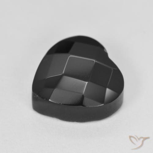 Onyx Gemstone in 10.4 x 10.3 mm Size for Sale, Onyx Stone in Black Color