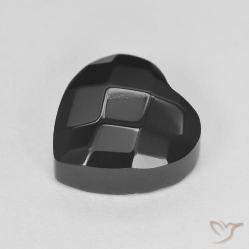 Onyx Gemstone in 10.5 x 10.3 mm Size for Sale, Onyx Stone in Black Color