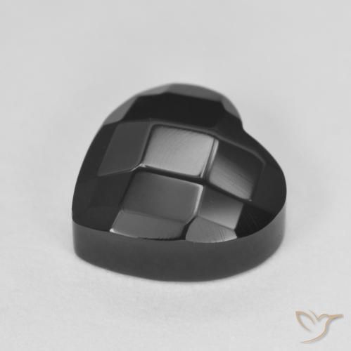 Onyx Gemstone in 10.4 x 10.3 mm Size for Sale, Onyx Stone in Black Color
