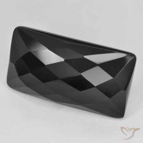 22.75ct Natural Black Onyx, Baguette, Opaque