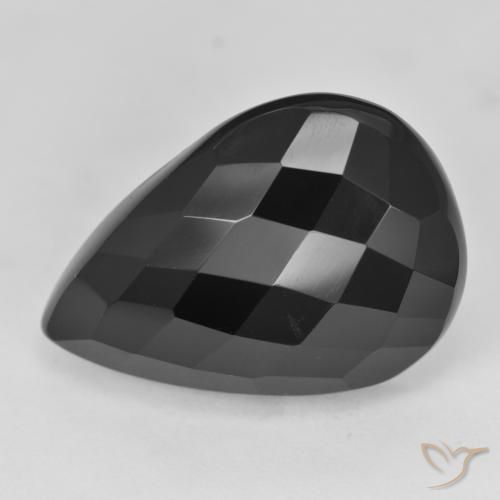 Onyx Gemstone in 25 x 18 mm (calibrated) Size for Sale, Onyx Stone in Black Color