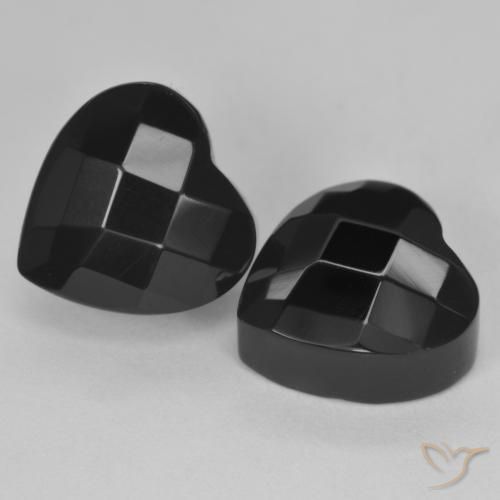 Onyx taillé en rose de 8,8 ct, 10,5 x 10,4 mm du Sri Lanka, Photo A