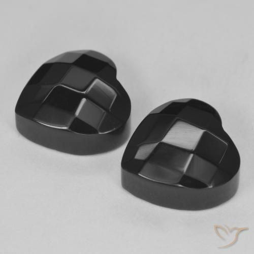 Onyx Gemstones in 10 x 10 mm (calibrated) Size for Sale, Onyx Stones in Black Color