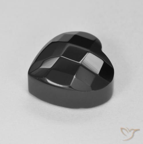 Onyx Gemstone in 10.5 x 10.4 mm Size for Sale, Onyx Stone in Black Color