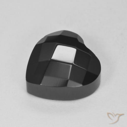 Onyx Gemstone in 10.4 x 10.3 mm Size for Sale, Onyx Stone in Black Color