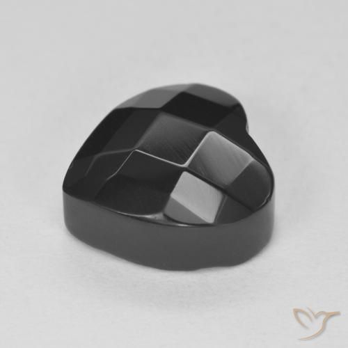 Onyx Gemstone in 10.4 x 10.3 mm Size for Sale, Onyx Stone in Black Color