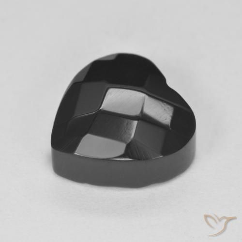 Onyx Gemstone in 10.5 x 10.3 mm Size for Sale, Onyx Stone in Black Color
